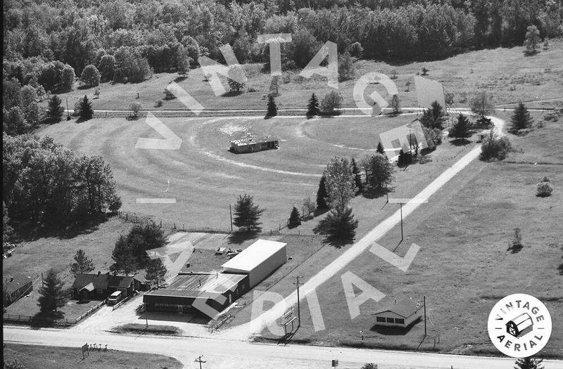 Meredith Drive-In Theatre - VINTAGE AERIAL (newer photo)
